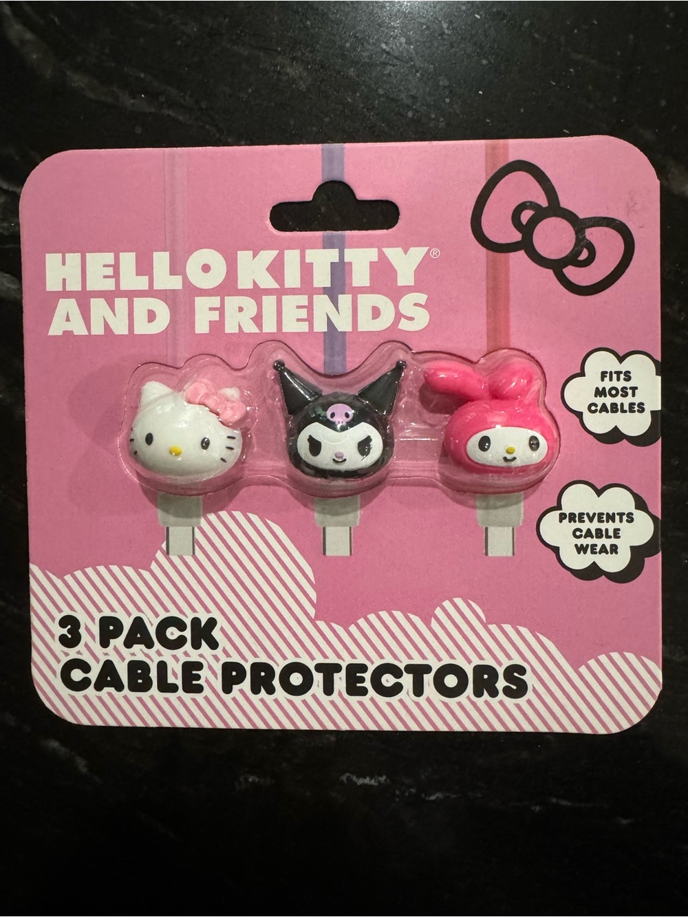 Hello Kitty and Friends 3-Pack Cable Protectors